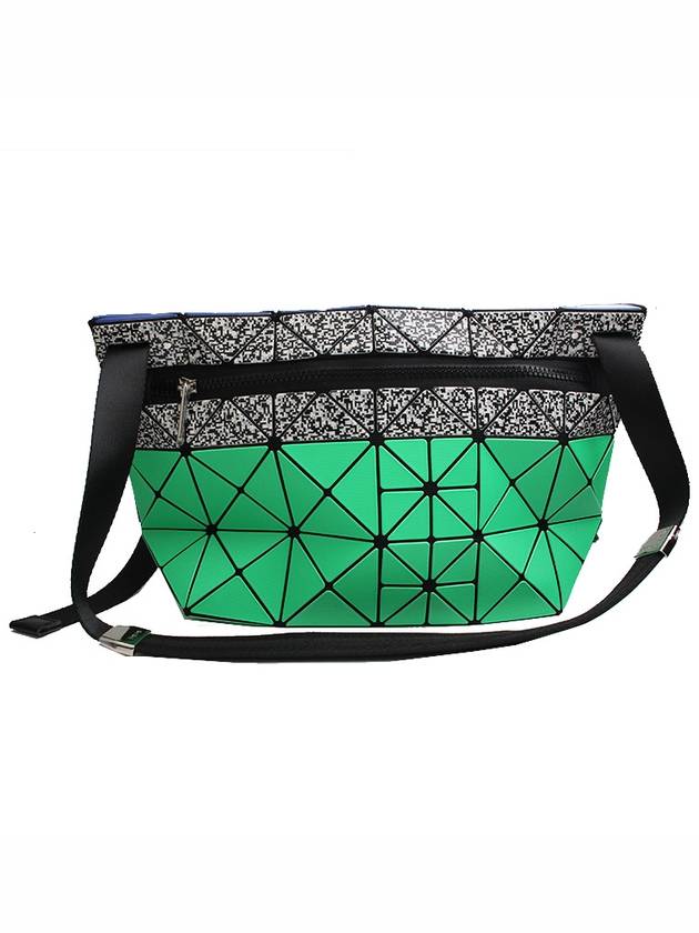 Issey Miyake Baobao Royal Blue Neon Green Flap Cross and Shoulder Bag - ISSEY MIYAKE - BALAAN 3