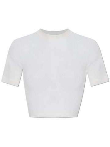 Alaïa Cashmere Top, Women's, Cream - ALAIA - BALAAN 1