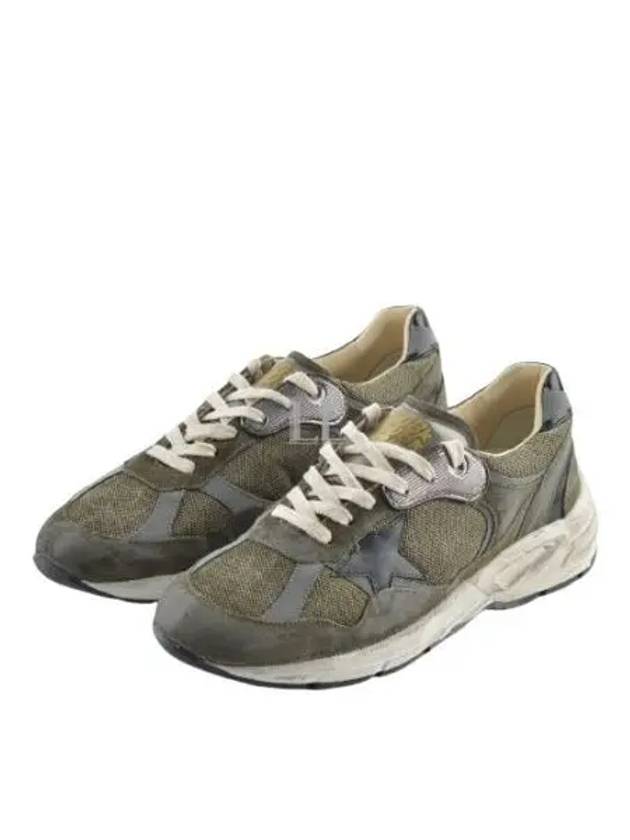 Deluxe Brand Running Dad Low Top Sneakers Olive - GOLDEN GOOSE - BALAAN 2