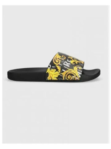 24 FONDO SLIDERS 76YA3SQ4 ZS631 G89 logo slides - VERSACE - BALAAN 1