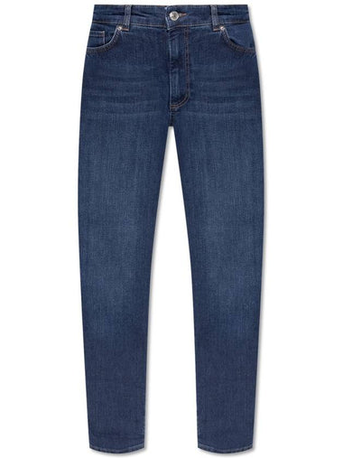 Sportmax Tapered Leg Jeans Nalata, Women's, Navy Blue - MAX MARA SPORTMAX - BALAAN 1