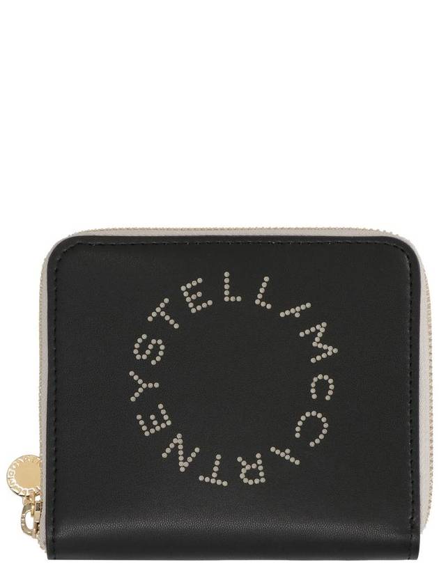 Stella Logo Zip Around Half Wallet Black - STELLA MCCARTNEY - BALAAN 2