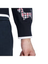 4-Bar Relaxed Hector Pullover Wool Knit Top Navy - THOM BROWNE - BALAAN 8