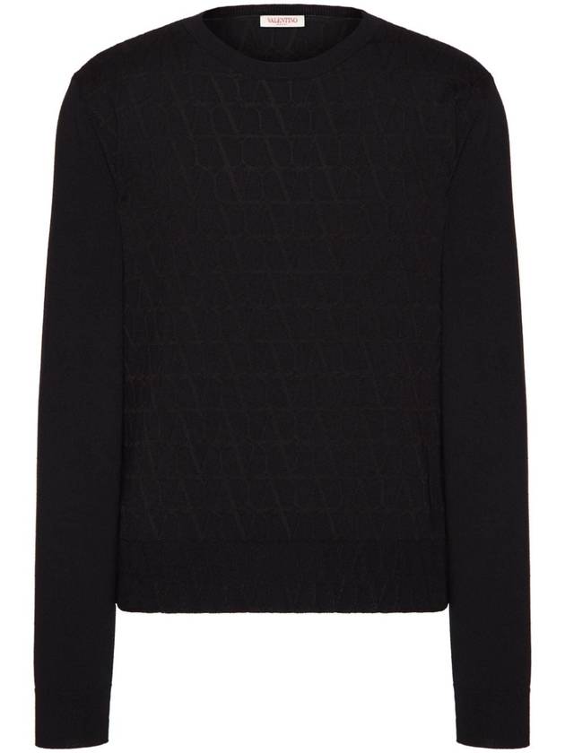 Valentino Garavani Sweaters Black - VALENTINO - BALAAN 1