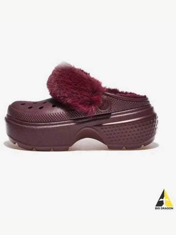 Stomp lined clogs DARK CHERRY - CROCS - BALAAN 1