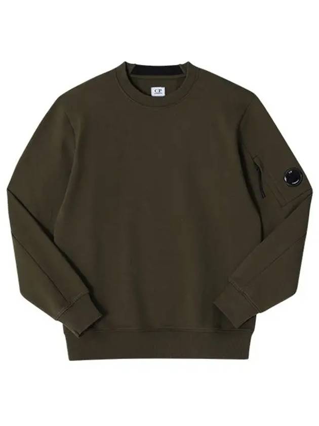 Diagonal Raised Fleece Lens Sweatshirt Ivy Green - CP COMPANY - BALAAN 6