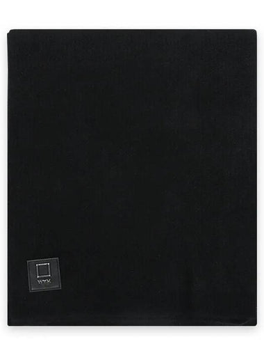 WYM Logo Wool Muffler Black W243KN32534B - WOOYOUNGMI - BALAAN 1