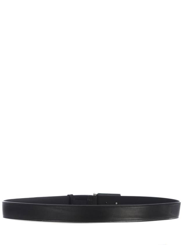 Ceresio 9 Square Buckle Leather Belt Black - DSQUARED2 - BALAAN 4