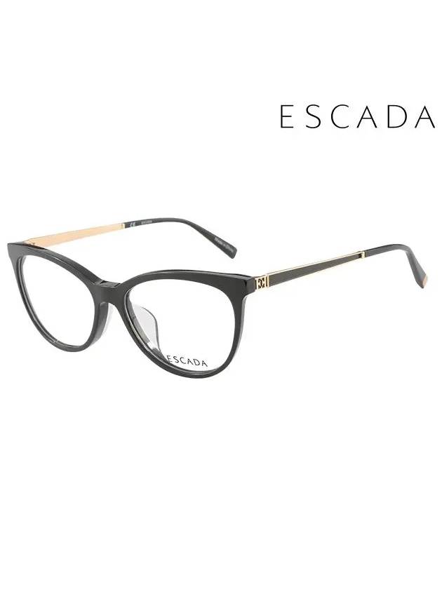 Glasses Frame VES A83F 0700 Round Acetate Men Women - ESCADA - BALAAN 1