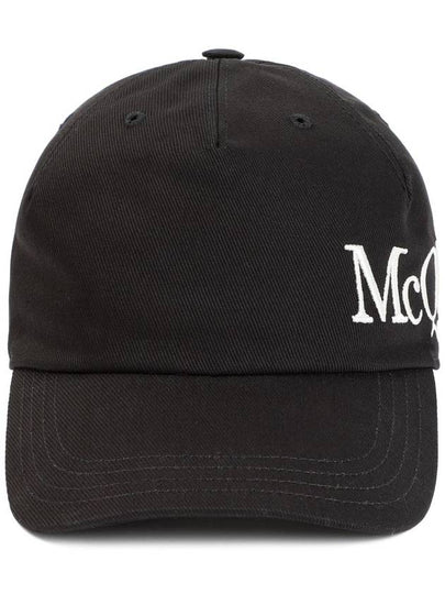 Embroidered Logo Ball Cap Black - ALEXANDER MCQUEEN - BALAAN 2