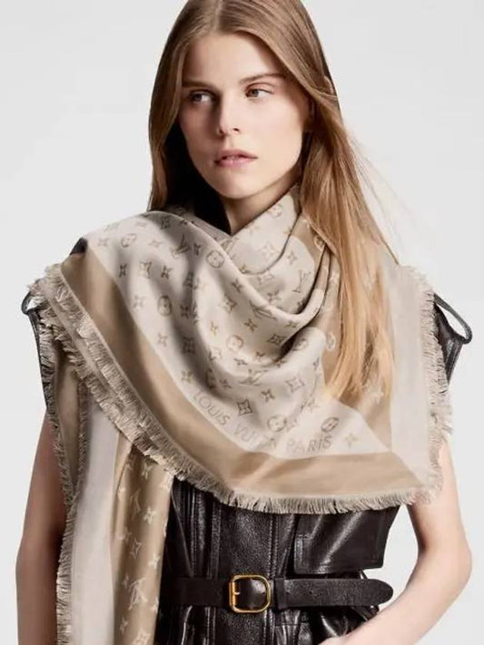 Monogram Duogram Scarf Dune - LOUIS VUITTON - BALAAN 2