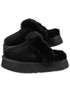 Women's Diskett Fleece Platform Slippers Black - UGG - BALAAN 2