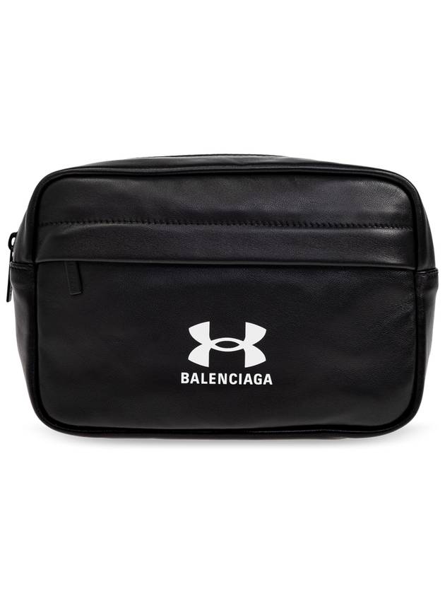 Balenciaga Cosmetic Bag With Logo, Men's, Black - BALENCIAGA - BALAAN 1