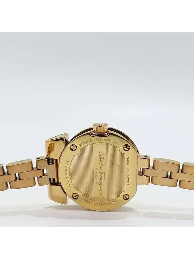 Ferragamo FBF04 0016 Gold Plated Gancini Quartz Steel Women s Watch - SALVATORE FERRAGAMO - BALAAN 5