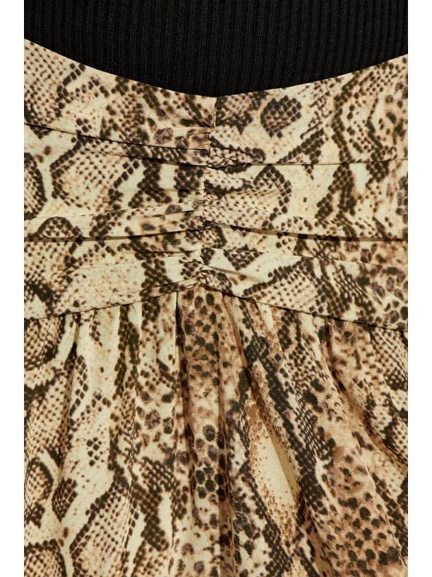 Isabel Marant Silk Skirt Olena, Women's, Beige - ISABEL MARANT - BALAAN 5