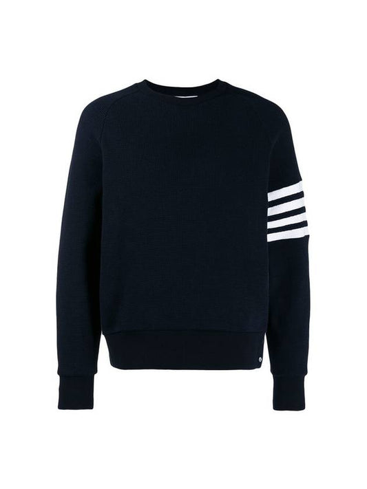 4 Bar Stripe Sweatshirt Navy - THOM BROWNE - BALAAN 1