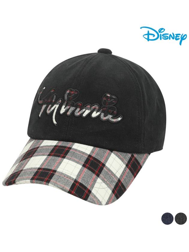 Women Check Cap Hat DK3LAC002 - DISNEY GOLF - BALAAN 1