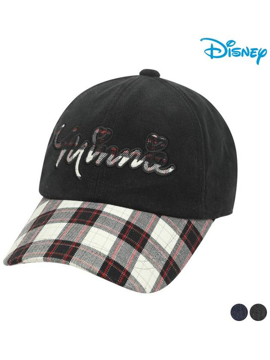 Women Check Cap Hat DK3LAC002 - DISNEY GOLF - BALAAN 1