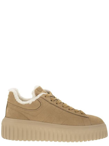 Suede H-Stripes trainers - HOGAN - BALAAN 1