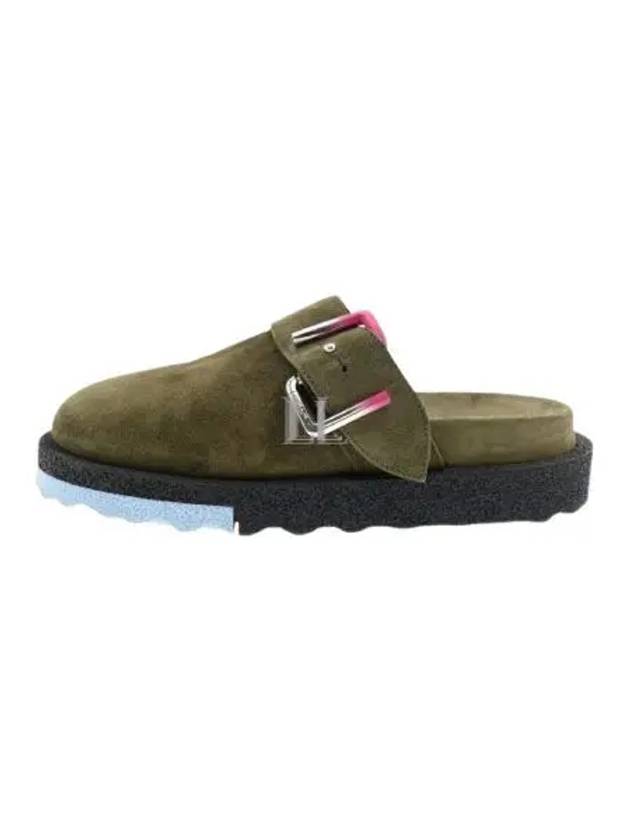 Sponge Sole Suede Slippers Military - OFF WHITE - BALAAN 2