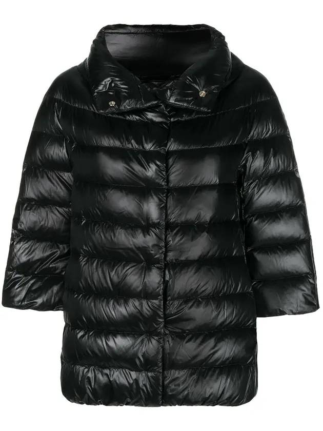 Women's Amelia Down Padded Jumper Jacket Black - HERNO - BALAAN.