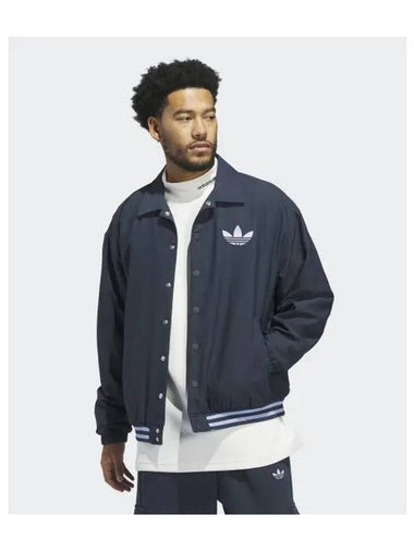 adidas COACH jacket navy IY7395 - ADIDAS - BALAAN 1