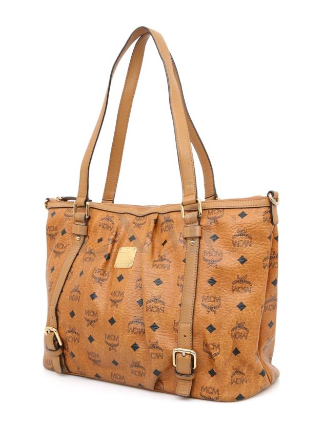 MCM Visetos Shoulder Bag Original Shopper - MCM - BALAAN 2