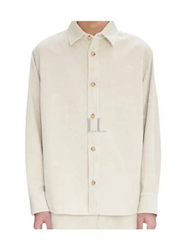 Bobby Corduroy Long Sleeve Shirt Ecru - A.P.C. - BALAAN 2