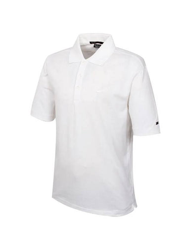 Tiger Woods Dri-Fit Drop Needle Polo Shirt White - NIKE - BALAAN 1