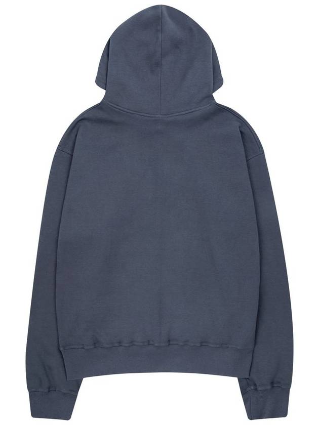 Relaxed Fit Special Wool Hoodie Exotic Blue - CETO - BALAAN 3