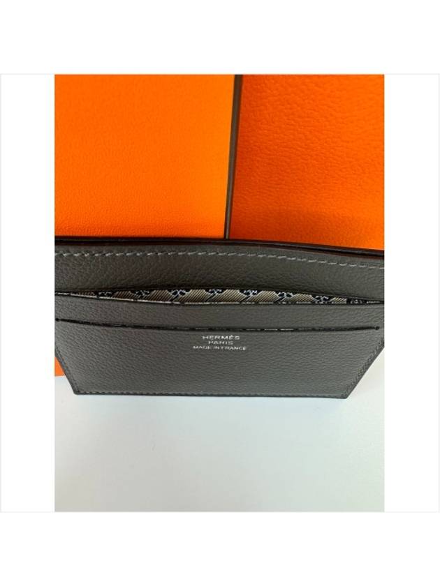 Citizen Twill Card Wallet Vert Bronze - HERMES - BALAAN 5