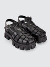 Monolith Rubber Sandals Black - PRADA - BALAAN 4