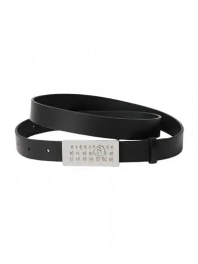 Number Leather Belt Black - MAISON MARGIELA - BALAAN 2