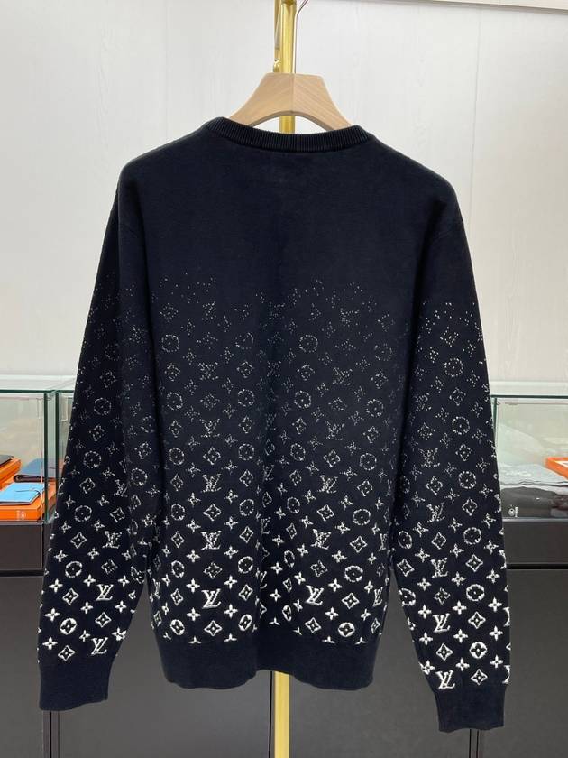 Gradient Monogram Crew Neck Knit Black - LOUIS VUITTON - BALAAN 2