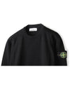 Light Wool Crewneck Knit Top Black - STONE ISLAND - BALAAN 4