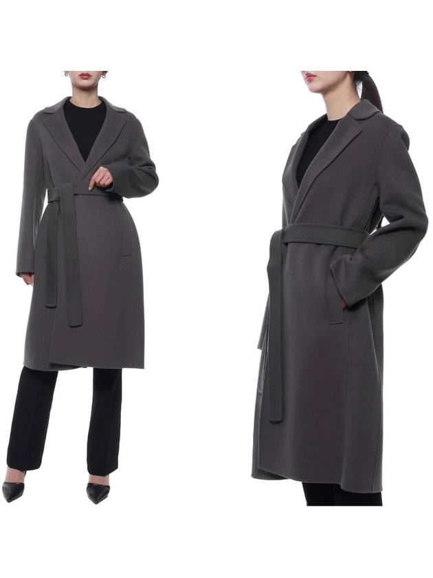 Pauline Wool Single Coat Grey - MAX MARA - BALAAN 3