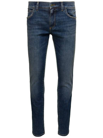 Essential Stretch Skinny Jeans Blue - DOLCE&GABBANA - BALAAN 2