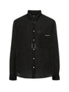 Jasolo Striped Long Sleeve Shirt Black - ISABEL MARANT - BALAAN 2