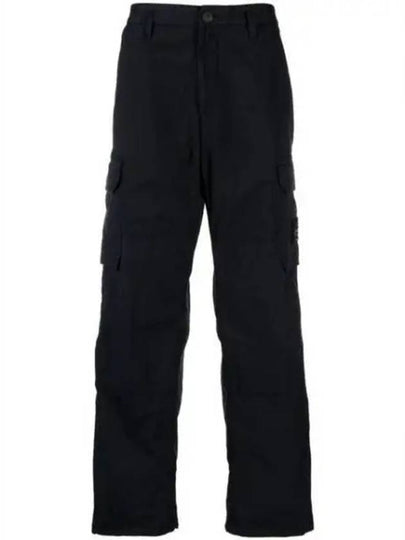 Pantaloni Comfort Fit Cargo Straight Pants Navy - STONE ISLAND - BALAAN 2