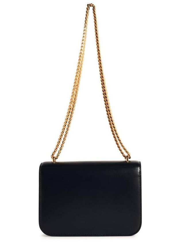 Tory Burch 'Eleanor' Black Leather Crossbody Bag - TORY BURCH - BALAAN 3