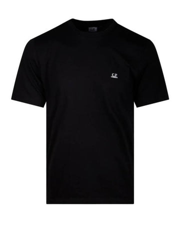 30/1 Jersey Goggle Short Sleeve T-Shirt Black - CP COMPANY - BALAAN 1