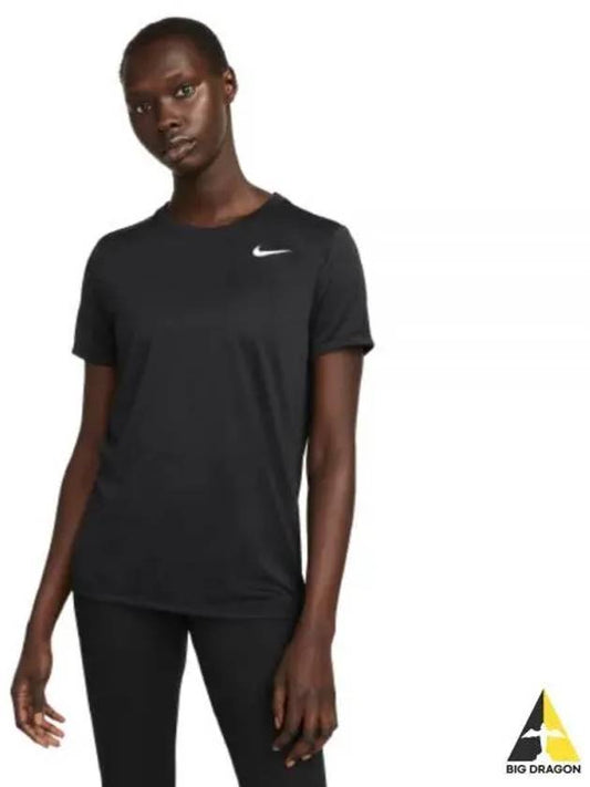 Women's Dri Fit Short Sleeve T-Shirt Black - NIKE - BALAAN 2