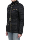 Gleann International Quilted Zip-Up Jacket Black - BARBOUR - BALAAN 5