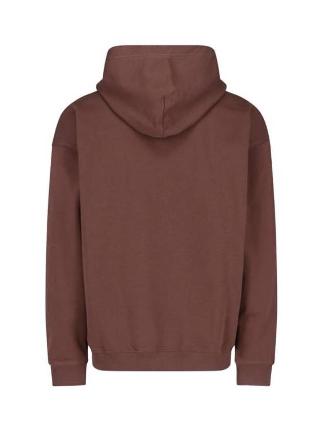 D Logo Patch Hoodie Brown - DIESEL - BALAAN 3