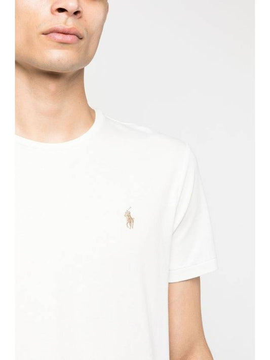 Polo Men s Pony Logo Embroidered Slim Fit Short Sleeve T Shirt White 710671438309 - RALPH LAUREN - BALAAN 2