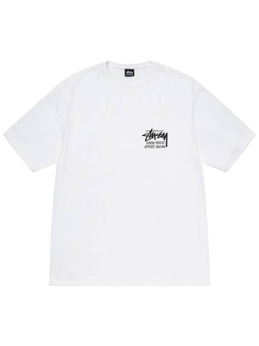 Stock Dover Street Market London T Shirt White 3903738 Stock DSM London T Shirt White - STUSSY - BALAAN 2