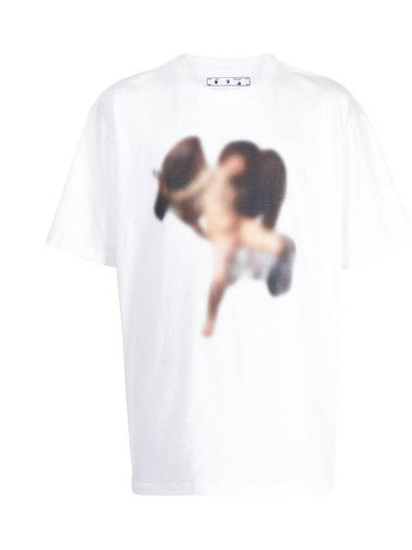 12Th Anniversary Caravaggio Overfit Short Sleeve T-Shirt White - OFF WHITE - BALAAN 1