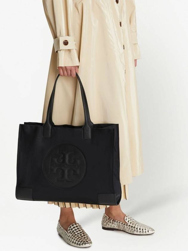 Ella Large Nylon Tote Bag Black - TORY BURCH - BALAAN 3