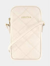 Quilted Mini Phone Cross Bag - AGATHA APPAREL - BALAAN 2