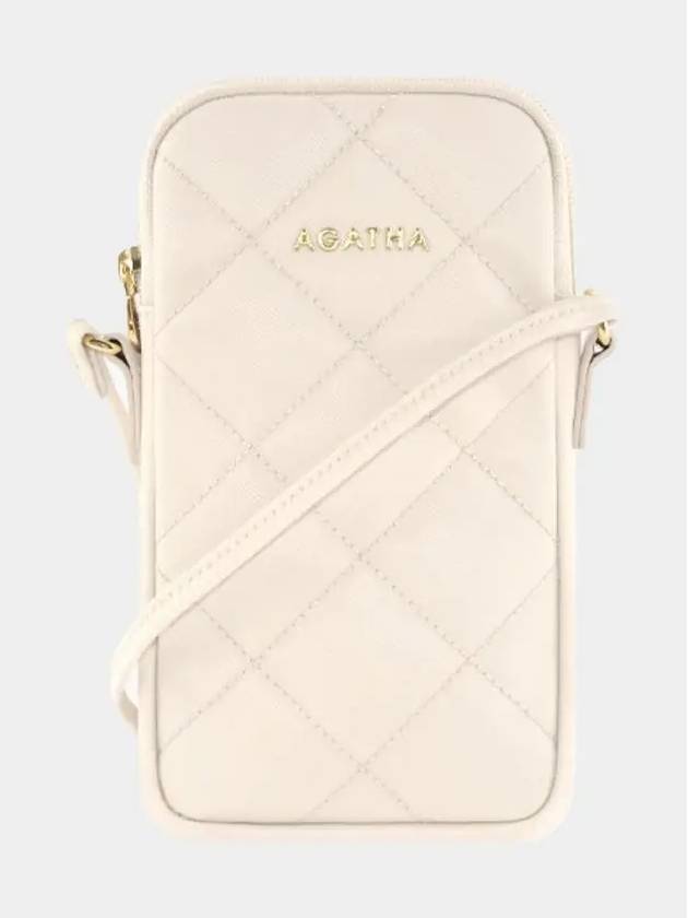 Quilted Mini Phone Cross Bag - AGATHA APPAREL - BALAAN 2